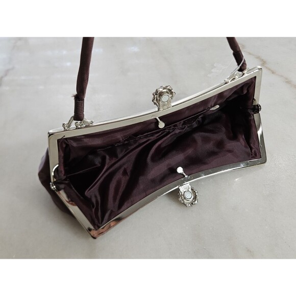 New Women’s Vintage Style "The Look" Clutch Handbag Purse Frame Classic NWT - Picture 2 of 10